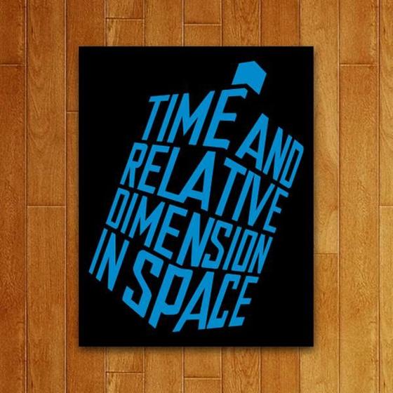 Imagem de Placa Decorativa Séries - Time And Space