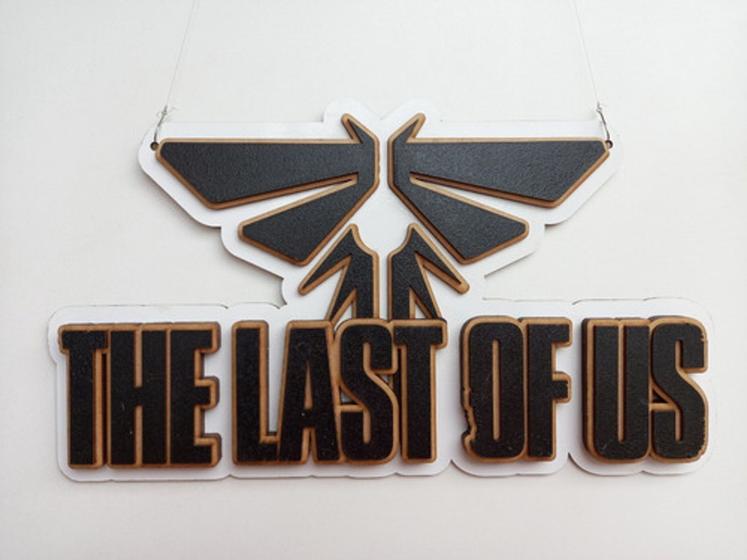 Imagem de Placa Decorativa The Last Of Us Em Alto Relevo, Gamer 89cm