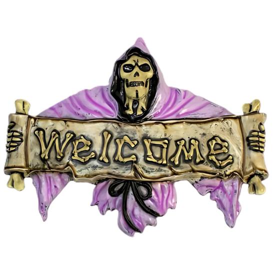 Imagem de Placa Decorativa Welcome Com Morte