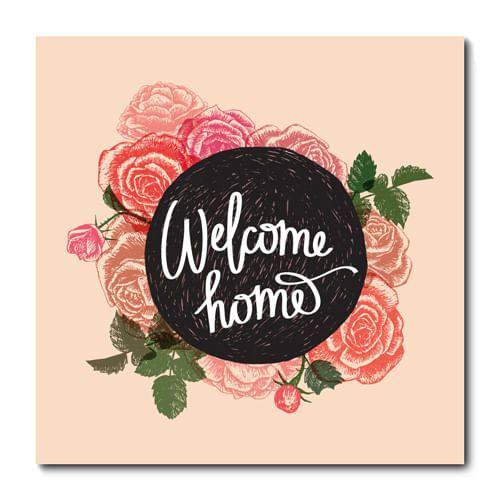 Placa Decorativa - Welcome Home - Bem Vindo - 1735plmk Menor preço em Placa Decorativa - Welcome Home - Bem Vindo - 1735plmk
