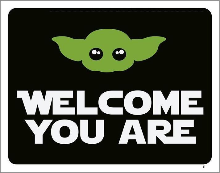 Imagem de Placa Decorativa - Welcome You Are Bem Vindo 18X23