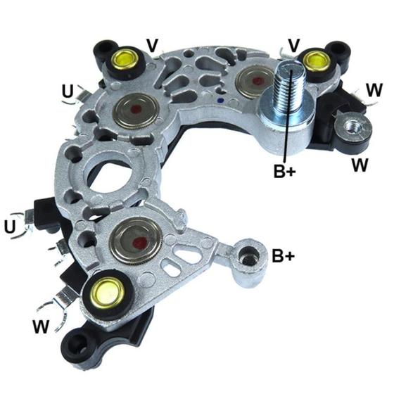 Imagem de Placa Diodo Conjunto Retificador Golf New Beetle Passat Variant A3 1.8 140A Diodos Avalanche 6X50A B+ M8X13Mm Alternador BO F000Bl0803 06J 903 023G