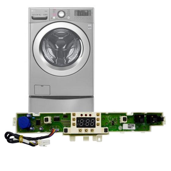 Imagem de Placa display lavadora lg wd100cv f70e1udnk1 ebr77924206 nova  original