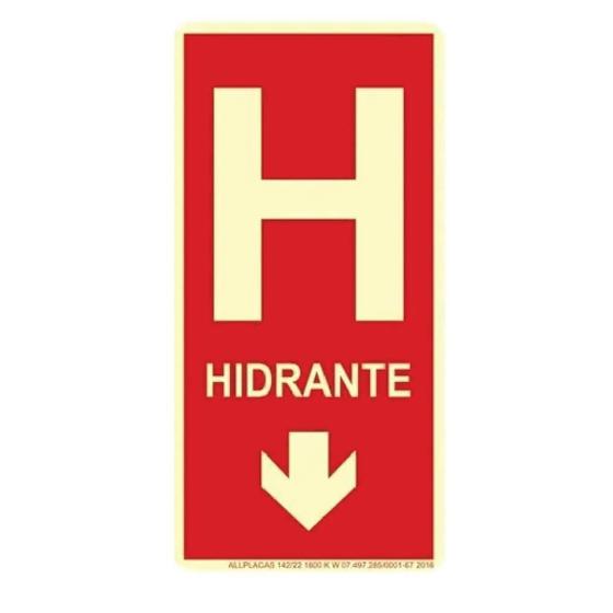 Imagem de Placa E8 - Sinalização Hidrante