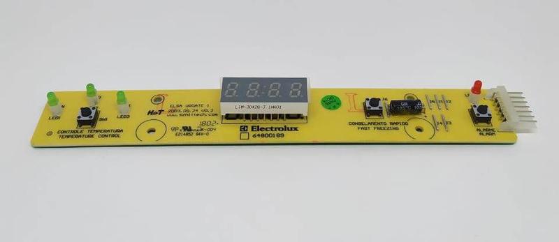 Imagem de placa electrolux geladeira interface modelos df38/df45/dfw45