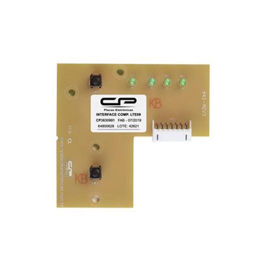 Imagem de Placa Eletrônica Interface para Lavadora Brastemp LTE09