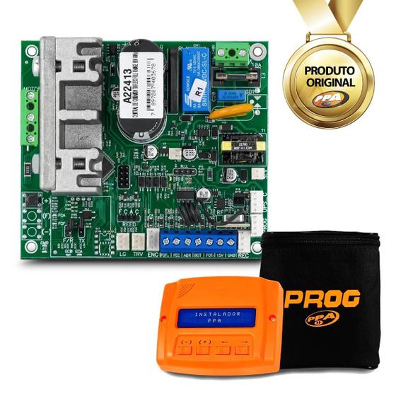 Imagem de Placa Eletrônica Portão Triflex Full Range Híbrida Bivolt + Programador PROG Ppa