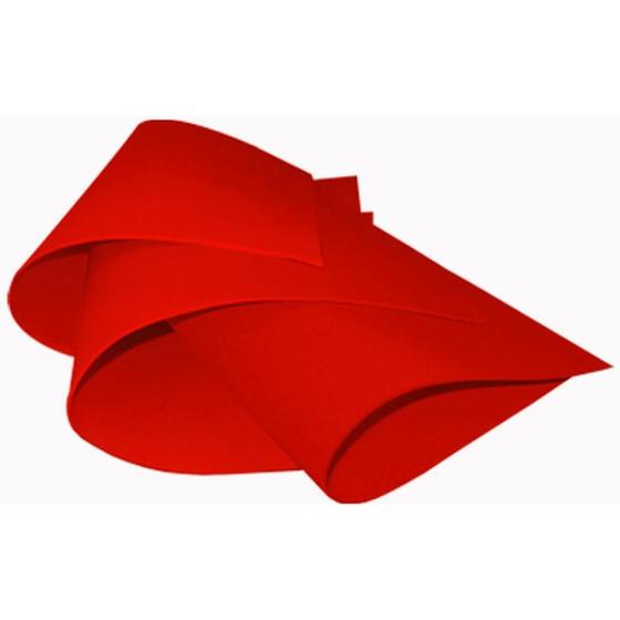 Imagem de Placa em EVA 40X48CM Vermelho Pacote com 10 Unidades
