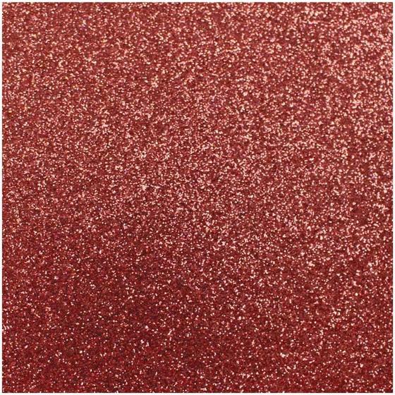 Imagem de Placa em EVA com Glíter Vermelho 60X40CM 2MM - Pacote com 05 Folhas