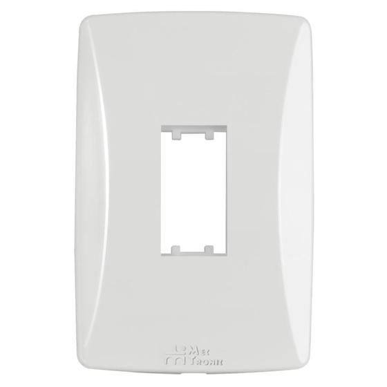 Imagem de Placa Espelho 4X2 Para Módulo Vertical Petra Com 10 Unidades