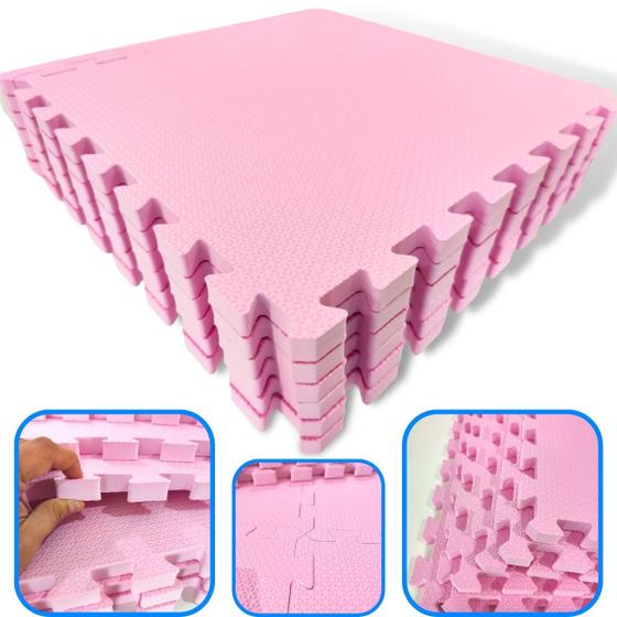 Placa EVA Unitária Tapete Infantil Piso Tatame 50x50cm (20mm) Grosso Emborrachado Crianças Bebes Academia Exercícios c/Encaixe + Borda Acabamento Menor preço em Placa EVA Unitária Tapete Infantil Piso Tatame 50x50cm (20mm) Grosso Emborrachado Crianças Bebes Academia Exercícios c/Encaixe + Borda Acabamento
