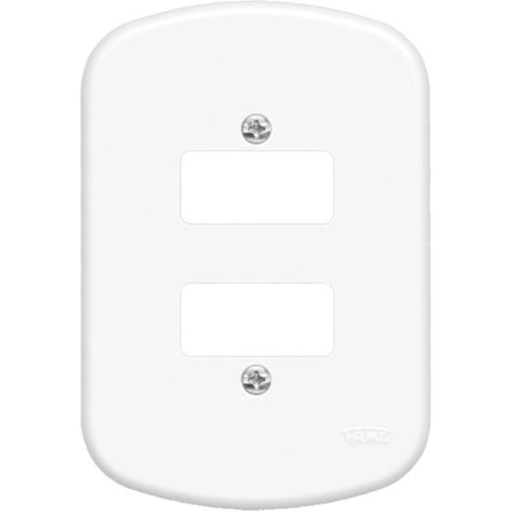 Imagem de Placa Fame''Blanc''4X2 (2 Saidas Distanciada)