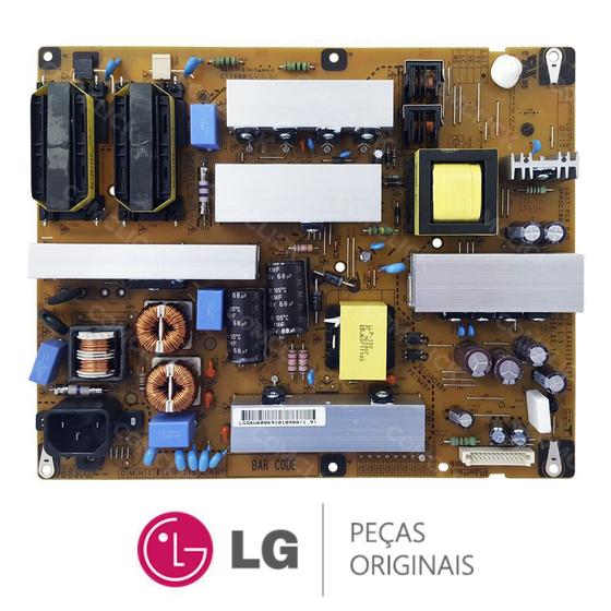 Placa Fonte EAX61124201/16 / EAY60869101 TV LG 32LD460, 32CS460C, 32LD350, 32LK330 Menor preço em Placa Fonte EAX61124201/16 / EAY60869101 TV LG 32LD460, 32CS460C, 32LD350, 32LK330