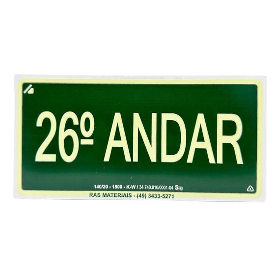 Imagem de Placa Fotoluminescente de Pavimento