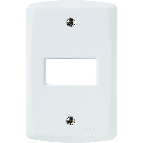 Imagem de Placa Horizontal 1 Posto Tramontina Lux2 4x2