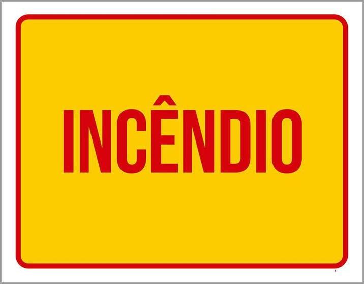 Imagem de Placa Indicativa Ambiente Incêndio 36X46