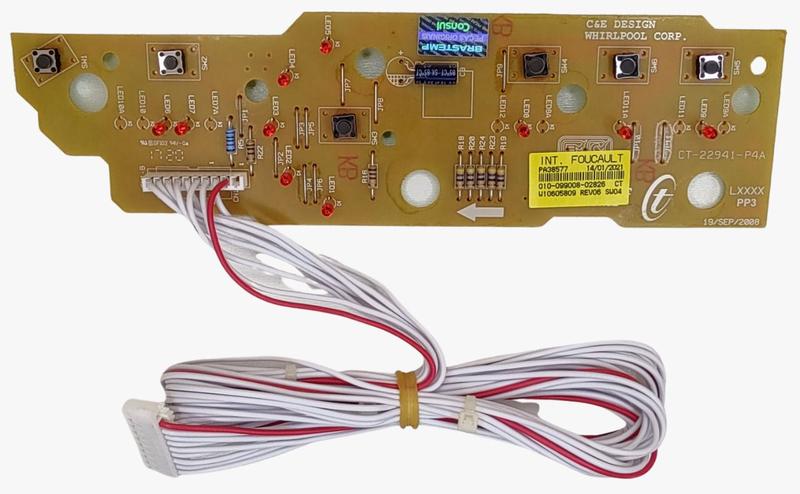 Placa Interface Brastemp Clean Bwc10 Bwc11 W10605809 Orig. Menor preço em Placa Interface Brastemp Clean Bwc10 Bwc11 W10605809 Orig.