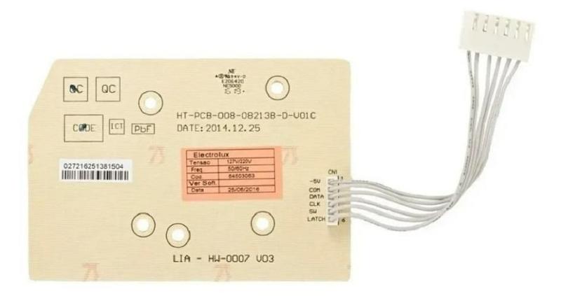 Imagem de Placa Interface Lavadora Electrolux LAC09 - 64503063