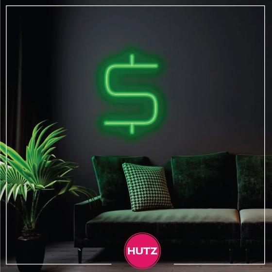 Imagem de Placa Luminária de Neon LED - Money