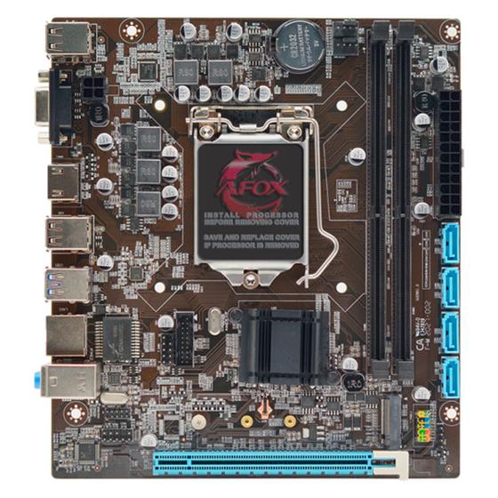 Imagem de Placa Mãe Afox Ih110d4-ma2 Lga 1151 Ddr4 Hdmi Vga M.2