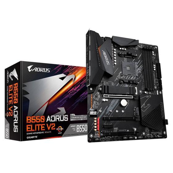 Placa Mãe Aorus B550 Elite V2, AMD B550, ATX, DDR4, (rev. 1.0) é boa?