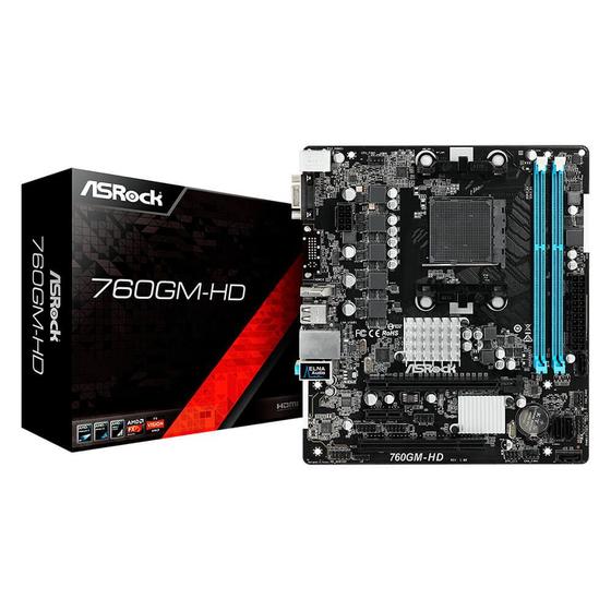 Placa Mãe ASRock 760GM-HD (AM3+ / AM3, 8-Core CPU/DDR3/PCI/USB 2.0/HDMI/D-Sub) é boa?