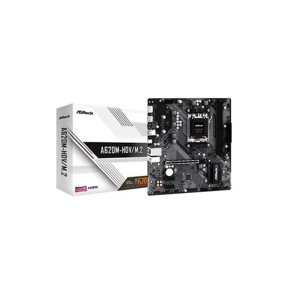 Imagem de Placa Mãe Asrock A620M Hdv M.2 Am5 Chipset A620 Ddr5 Micro Atx