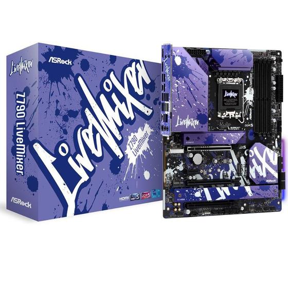 Placa Mae Asrock Z790 Livemixer Socket LGA 1700 DDR5 Menor preço em Placa Mae Asrock Z790 Livemixer Socket LGA 1700 DDR5