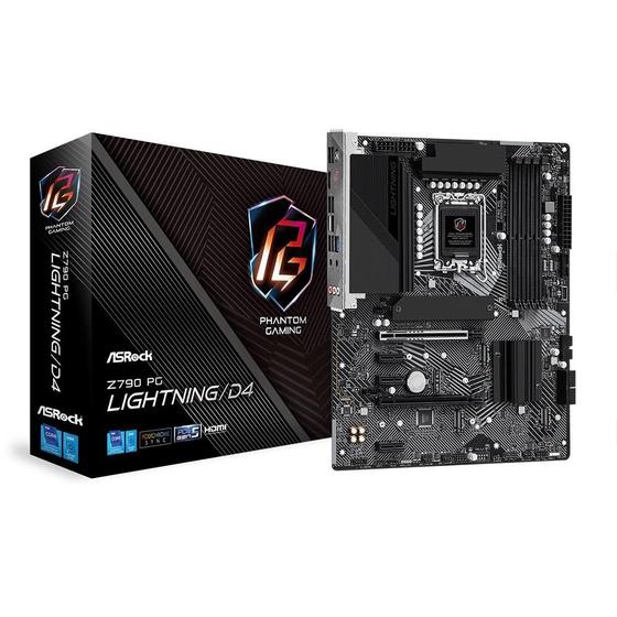 Placa Mãe ASRock Z790 PG Lightning Z790 1700 ATX DDR4 Menor preço em Placa Mãe ASRock Z790 PG Lightning Z790 1700 ATX DDR4