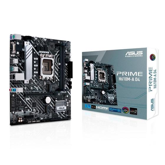Imagem de Placa Mae ASUS INTEL LGA (1700) Micro ATX DDR4 - Prime H610M-E D4