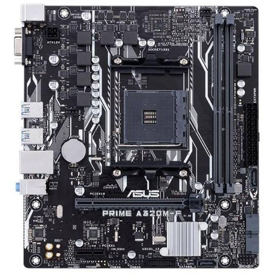 Imagem de Placa Mãe ASUS Prime A320M F AM4 2xDDR4 PCI-E VGA USB SATA