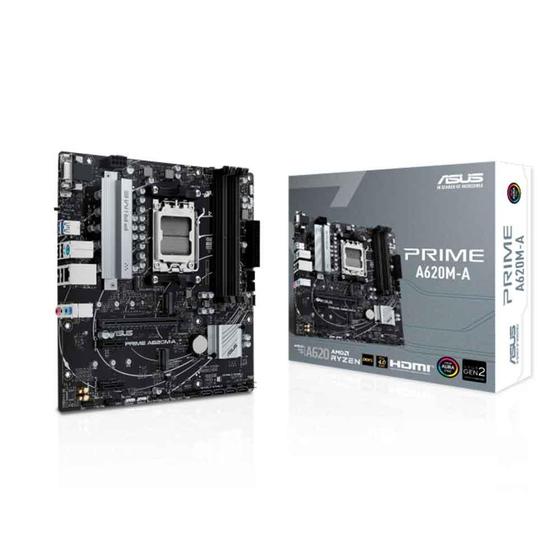 Imagem de Placa Mãe Asus Prime A620M-A, DDR5, AM5, Micro ATX