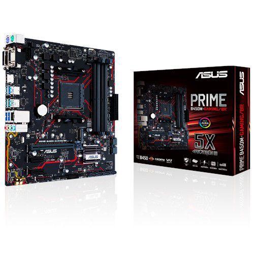 Imagem de Placa Mãe Asus Prime B450m-Gaming/Br AM4 mATX DDR4