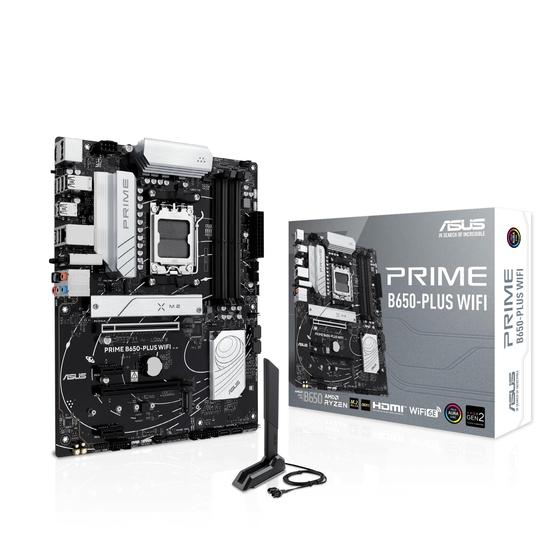 Imagem de Placa-mãe ASUS Prime B650-PLUS WiFi AMD B650 AM5 Ryzen