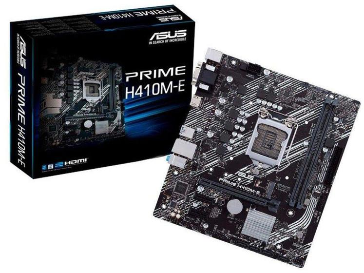 Imagem de Placa Mãe Asus Prime H410M-E Intel LGA 1200 DDR4 - Micro ATX