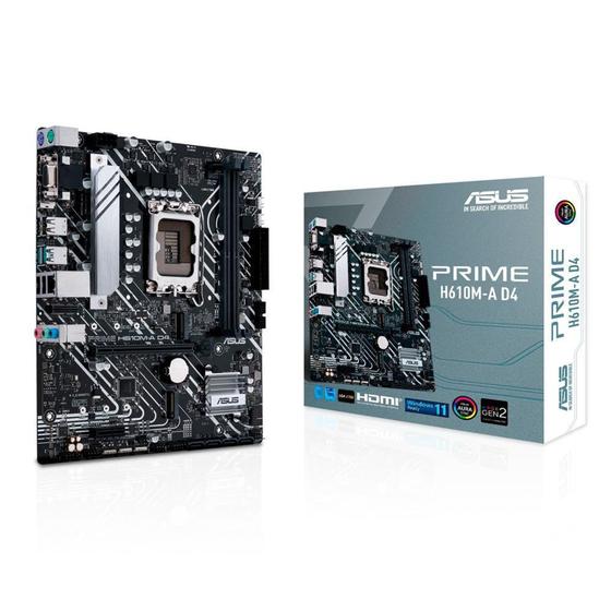 Placa Mãe Asus Prime H610M-A D4, LGA 1700 H610, mATX, DDR4 é boa?