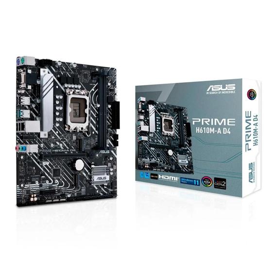 Imagem de Placa Mãe Asus Prime H610M-E D4 Chipset H610 Intel LGA 1700 mATX DDR4 90MB19N0-C1BAY0