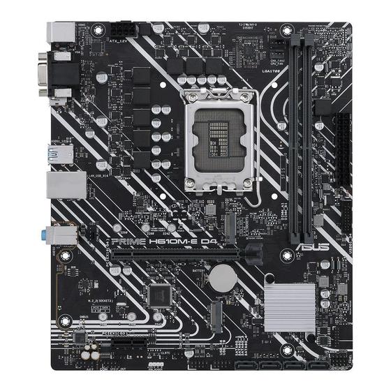 Imagem de Placa Mãe Asus PRIME H610M-E D4 Intel LGA 1700 DDR4 HDMI D-Sub USB 3.2 - 90MB19N0-C1BAY0