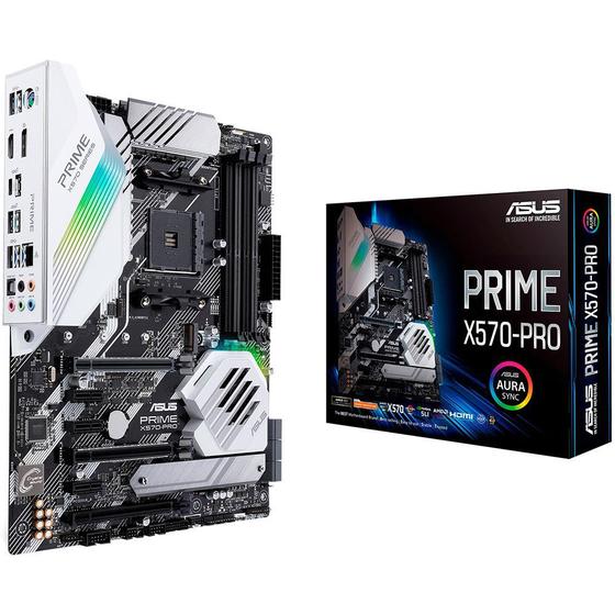 Placa-Mãe Asus Prime X570-Pro, AMD AM4, ATX, DDR4 Menor preço em Placa-Mãe Asus Prime X570-Pro, AMD AM4, ATX, DDR4