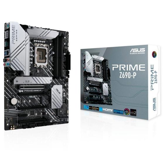 Placa Mãe Asus Prime Z690-P, Intel LGA 1700, ATX, DDR5 Menor preço em Placa Mãe Asus Prime Z690-P, Intel LGA 1700, ATX, DDR5