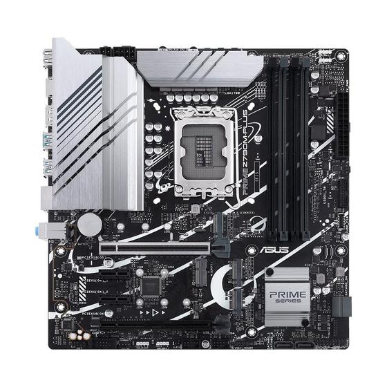 Imagem de Placa-Mãe ASUS PRIME Z790M-PLUS, Intel LGA 1700, mATX, DDR5, RGB, Preto - 90MB1E70-M0EAY0