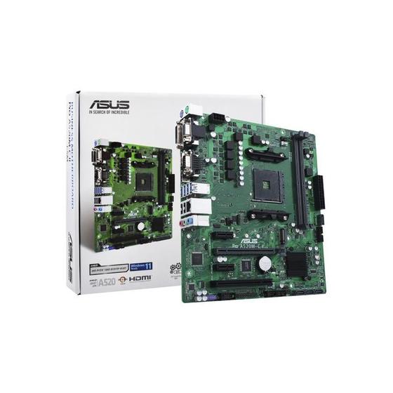 Imagem de Placa Mãe Asus Pro A520M C II CSM AM4 VGA DDR4