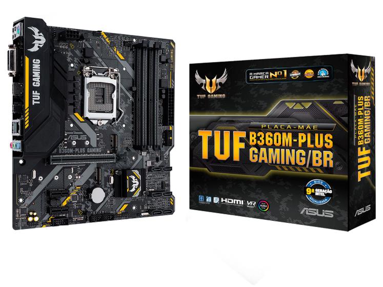 Imagem de Placa Mãe Asus TUF B360M-Plus Gaming/BR Intel