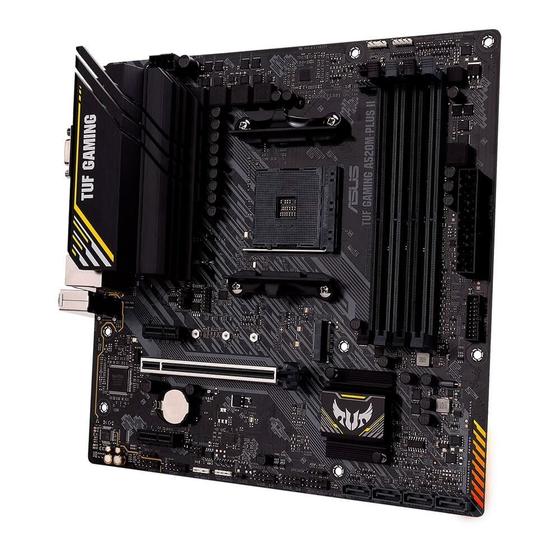 Placa-Mãe ASUS TUF GAMING A520M-PLUS II, AMD AM4, mATX, DDR4, Preto - 90MB17G0-M0EAY0 Imagem de Placa-Mãe ASUS TUF GAMING A520M-PLUS II, AMD AM4, mATX, DDR4, Preto - 90MB17G0-M0EAY0