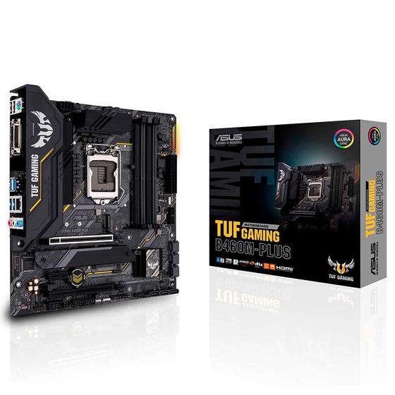 Imagem de Placa Mãe Asus TUF Gaming B460M-Plus Intel LGA1200 mATX