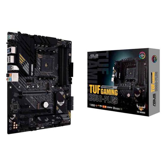 Imagem de Placa Mãe Asus TUF GAMING B550-PLUS, DDR4, AM4, ATX