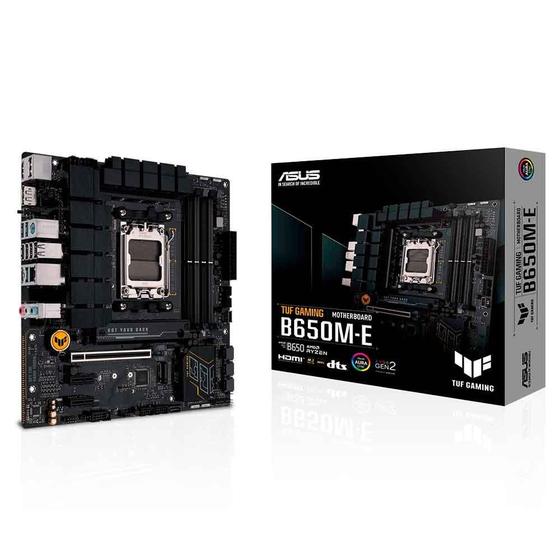 Imagem de Placa Mãe Asus TUF Gaming B650M-E, DDR5, AM5, Micro ATX