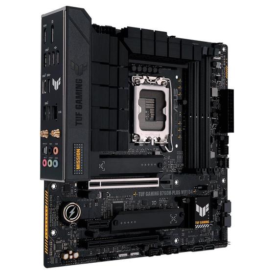 Imagem de Placa Mãe Asus TUF GAMING B760M-Plus Wi-Fi, Intel LGA 1700, mATX, D4,DDR4, Wi-Fi - 90MB1DG0-M0EAY0