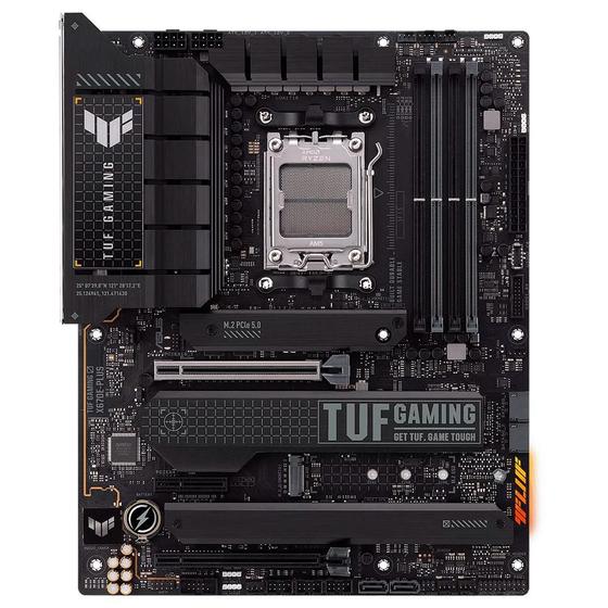 Imagem de Placa Mãe Asus TUF GAMING X670E-PLUS AM5 DDR5 M.2 PCIe 5.0 USB 3.2 - 90MB1BJ0-C1BAY0