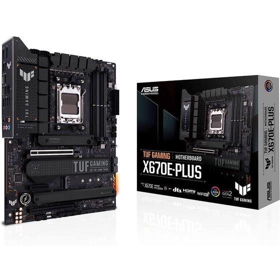 Imagem de Placa Mae Asus TUF Gaming X670E-Plus AMD AM5 DDR5 90MB1BJ0-C1BAY0